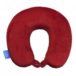 VIAGGI Burgundy U Shaped Memory Foam Travel Neck and Neck Pain Relief Comfortable Super Soft Orthopedic Cervical Pillows